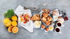 Ingredientes saludables para el desayuno Ingredientes saludables para el desayuno