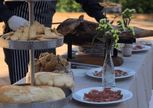 cortador de jamón para cumpleaños